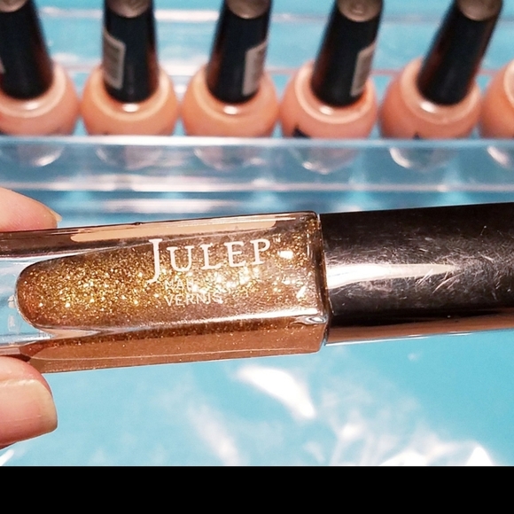 JULEP Gold Glitter Nail Varnish Top Coat OSCAR! - Picture 12 of 12
